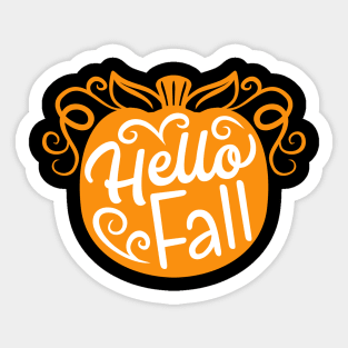 Hello Fall Sticker